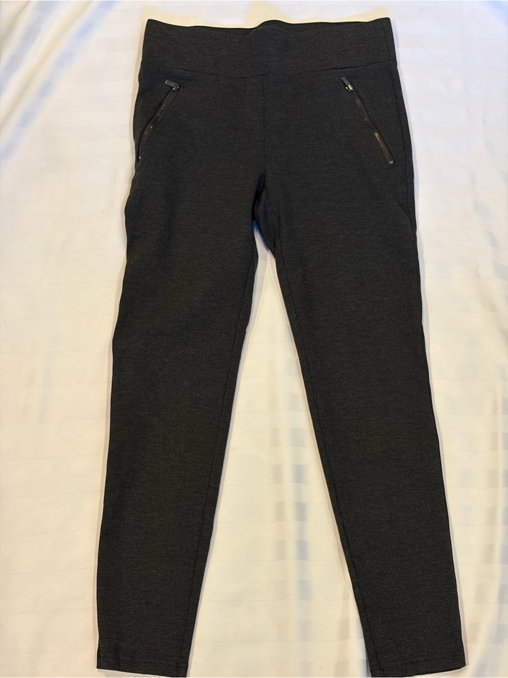 Ann Taylor Charcoal Ponte Leggings